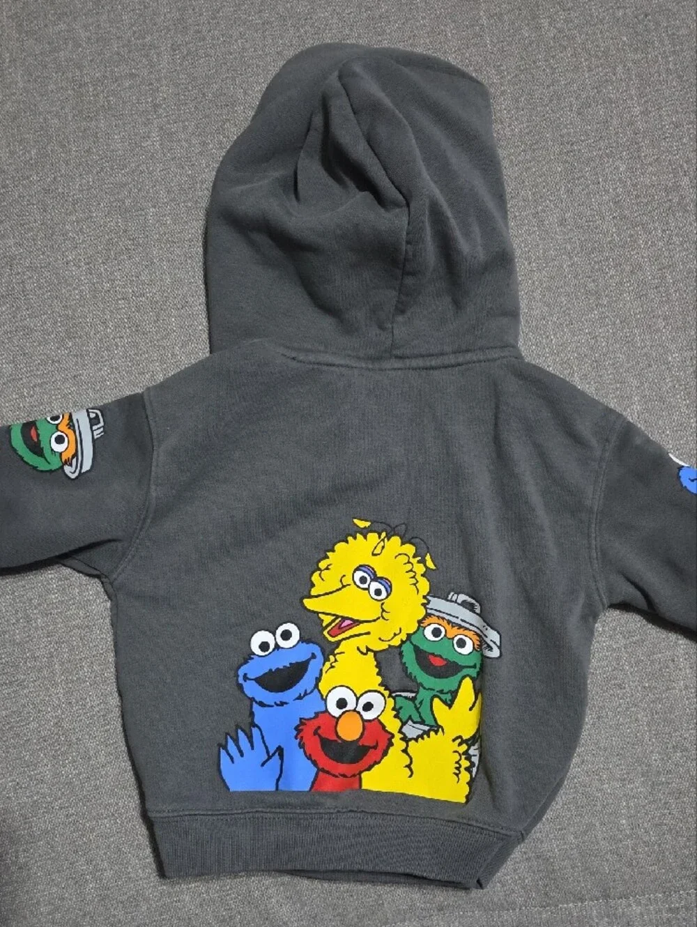 Baby GAP Sesame Street Dark Gray Hoodie 12-18 M